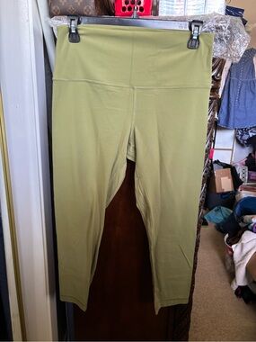 lululemon athletica Olive Green High-Waist Leggings